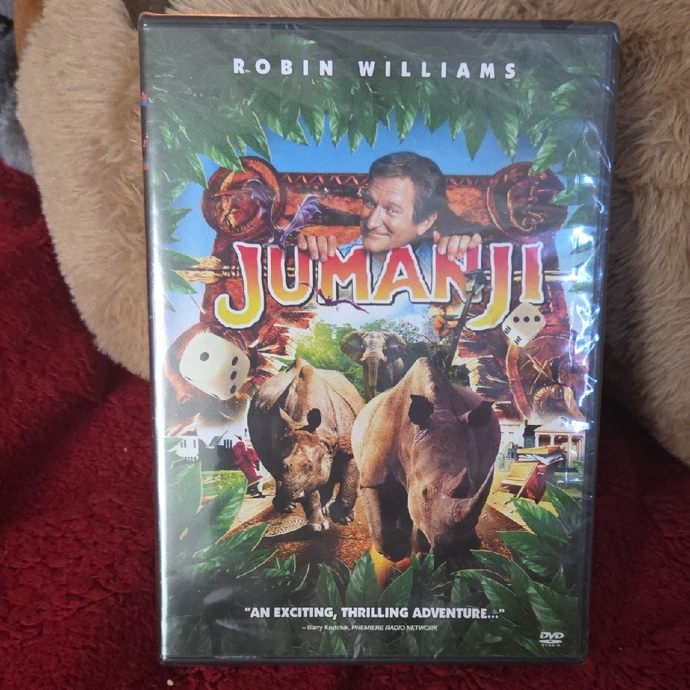 Jumanji DVD - Exciting Adventure in Green